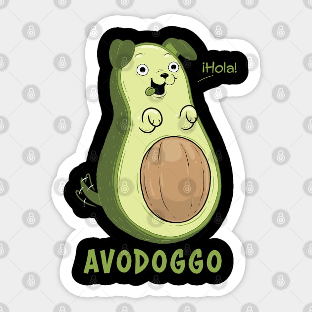 Avodoggo Sticker by GoshWow®